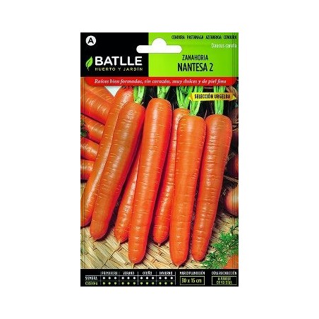 SEMILLAS ZANAHORIA NANTESA 2 URCELBA 10GR