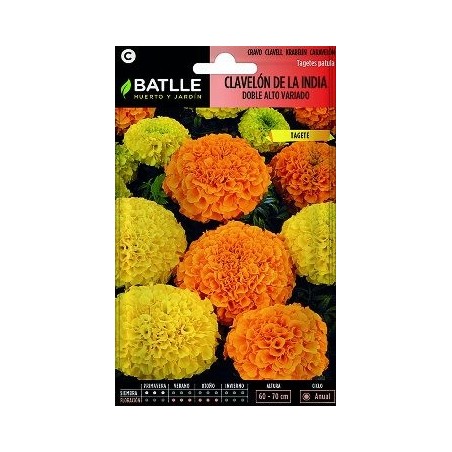 SEMILLAS CLAVELON INDIA DOBLE ALTO 4GR