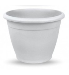 MACETA PLASTICO NAXOS 30CM BLANCA