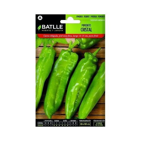 SEMILLAS PIMIENTO CRISTAL 5GR