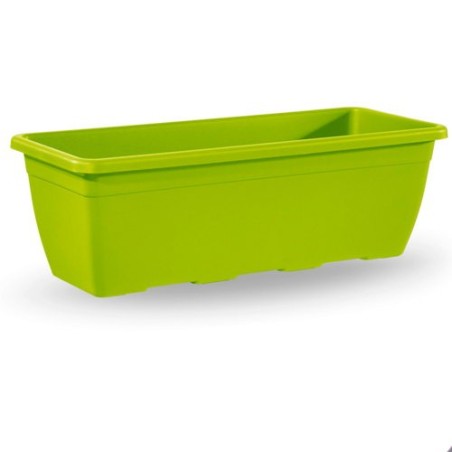 JARDINERA PLASTICO NAXOS 40CM VERDE PISTACHO