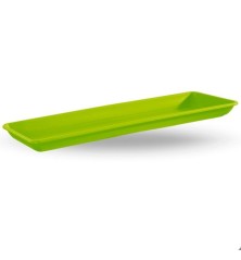 PLATO PLASTICO JARDINERA NAXOS 40CM VERDE PISTACHO