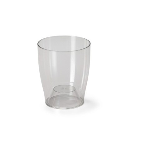 MACETA ORQUIDEA LIVING 13X16CM TRANSPARENTE