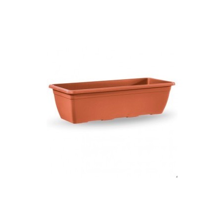 JARDINERA PLASTICO NAXOS 30CM TERRACOTA