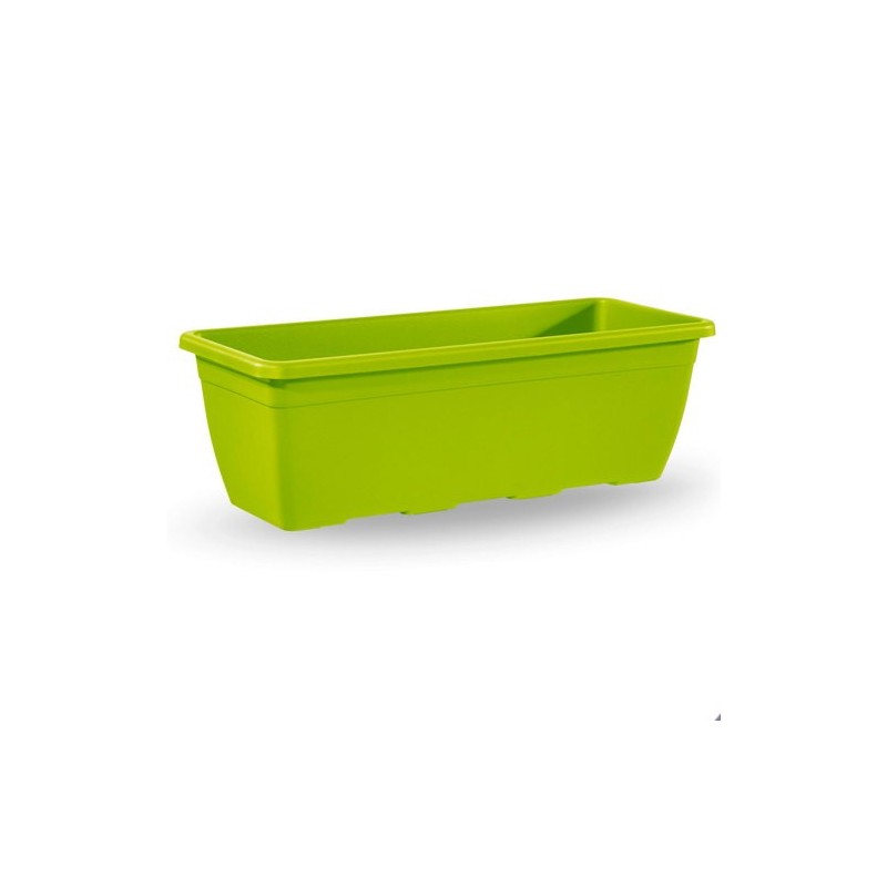 JARDINERA PLASTICO NAXOS 30CM VERDE PISTACHO
