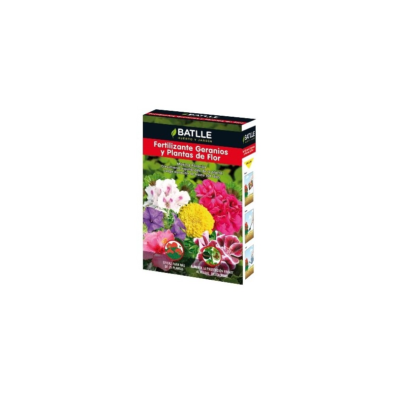 FERTILIZANTE GERANIOS Y PLANTAS FLOR 1KG
