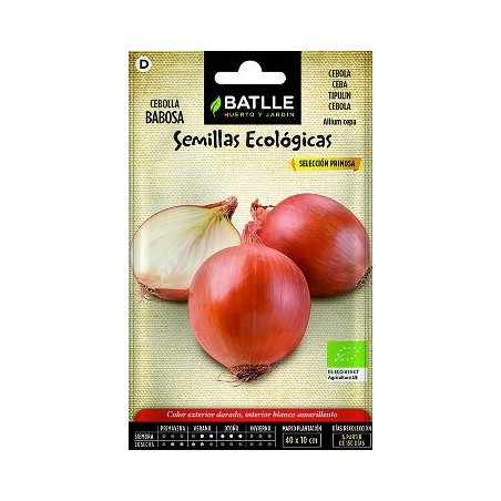 SEMILLAS ECOLOGICAS CEBOLLA BABOSA 1GR