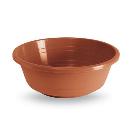 TARRINA PLASTICO 20CM CILINDRO TERRACOTA