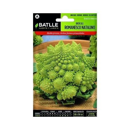 SEMILLAS BROCOLI ROMANESCO 8GR