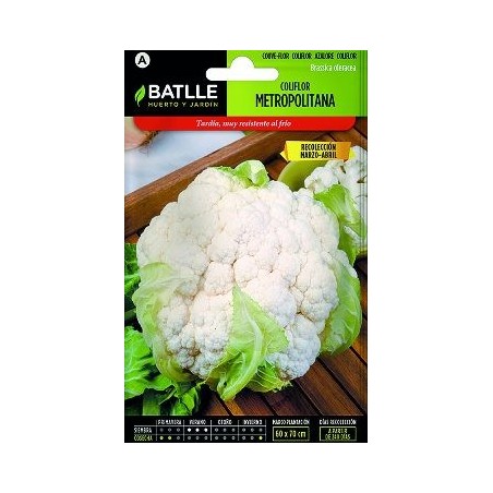 SEMILLAS COLIFLOR METROPOLITANA 3GR