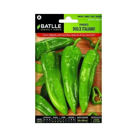 SEMILLAS PIMIENTO DULCE ITALIANO 2GR