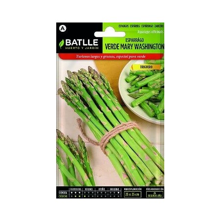 SEMILLAS ESPARRAGO VERDE 5GR