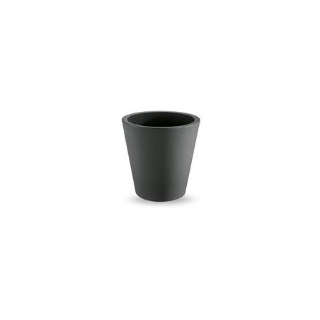 VASO SINGLE REDONDO 35CM ANTRACITA