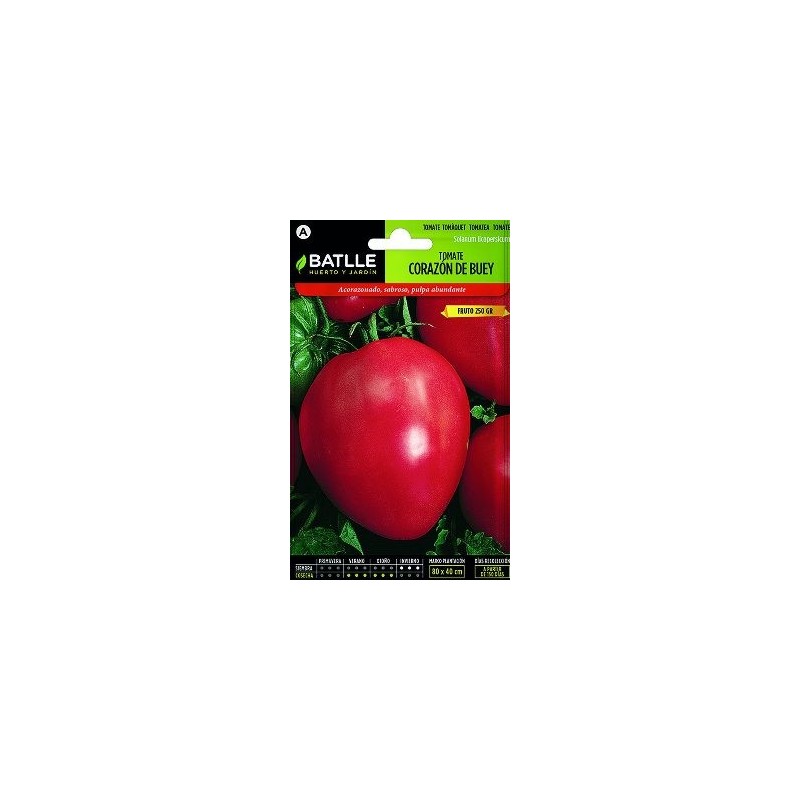 SEMILLAS TOMATE CORAZON DE BUEY 1GR
