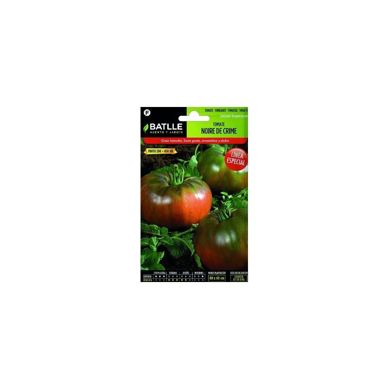 SEMILLAS TOMATE NOIRE DE CRIME 0,3GR