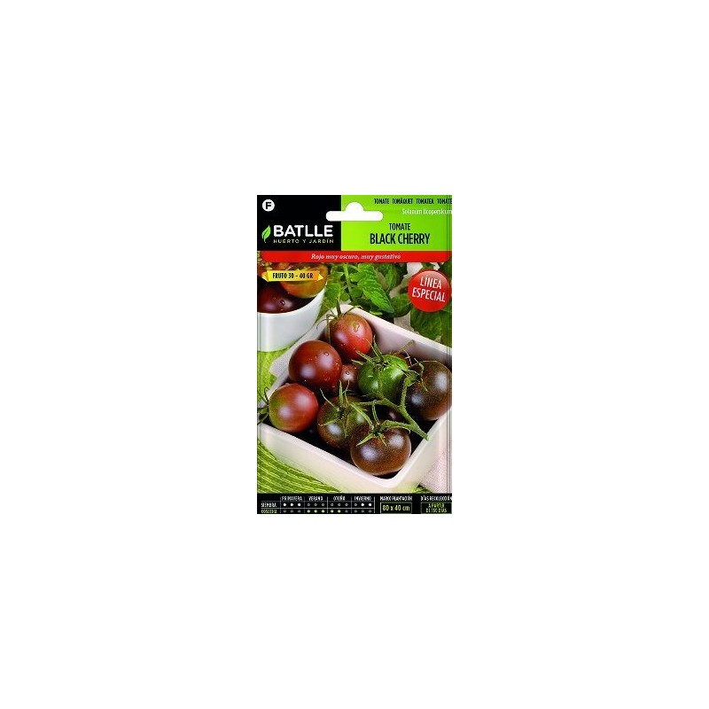 SEMILLAS TOMATE CHERRY NEGRO 0,3GR