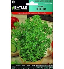 SEMILLAS ALBAHACA HOJA FINA 3GR