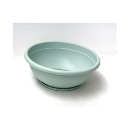 TARRINA CON PLATO 40CM NAXOS AZUL CIELO