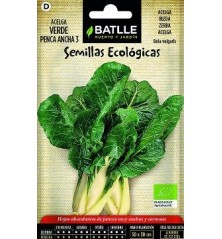 SEMILLAS ECOLOGICAS ACELGA PENCA ANCHA 4GR