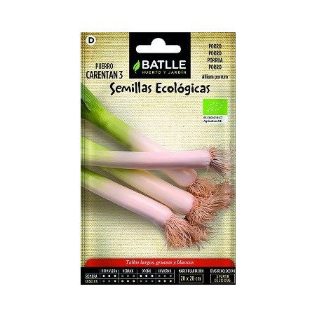 SEMILLAS ECOLOGICAS PUERRO GRUESO DE CARENTAN 2GR