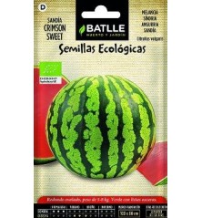 SEMILLAS ECOLOGICAS SANDIA CRIMSON SWEET 2,5GR