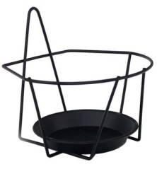 SOPORTE PARED ANTRACITA 22CM