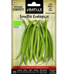 SEMILLAS ECOLOGICAS JUDIA ENANA SLENDERETTE 15GR
