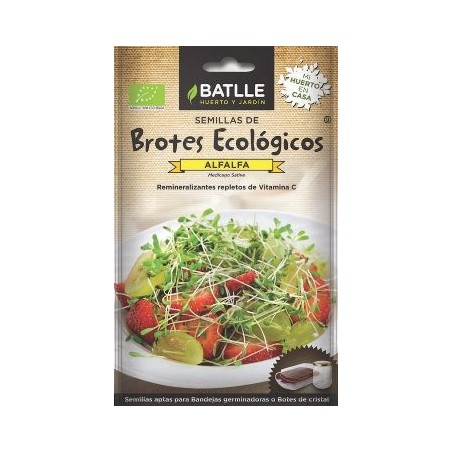 SEMILLAS ECOLOGICAS BROTES ALFALFA 21GR