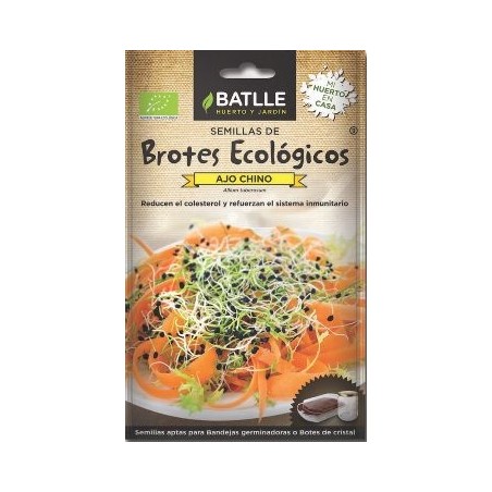 SEMILLAS ECOLOGICAS BROTES AJO CHINO 6GR