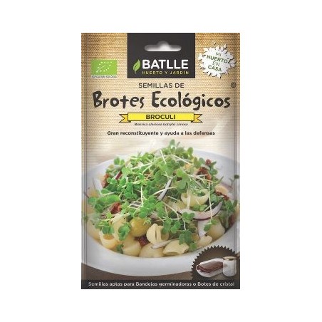 SEMILLAS ECOLOGICAS BROTES BROCULI 6GR