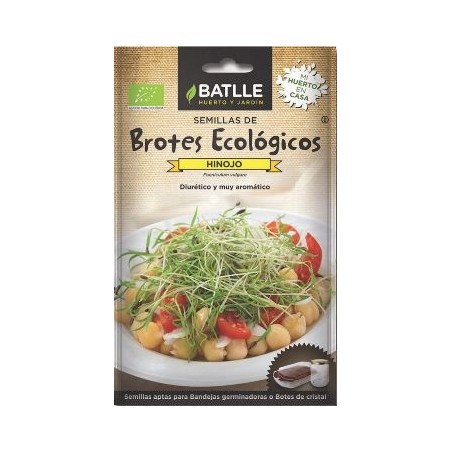 SEMILLAS ECOLOGICAS BROTES HINOJO 10GR