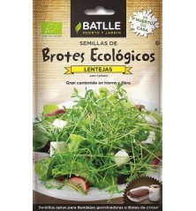 SEMILLAS ECOLOGICAS BROTES LENTEJAS 33GR