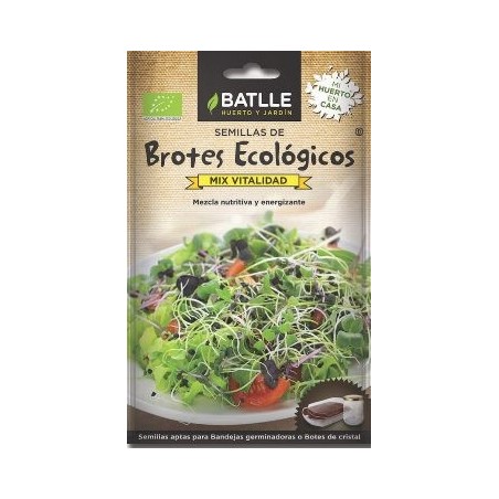 SEMILLAS ECOLOGICAS BROTES MIX VITALIDAD 15GR