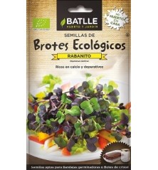 SEMILLAS ECOLOGICAS BROTES RABANITO 18GR