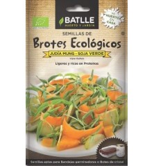 SEMILLAS ECOLOGICAS BROTES SOJA VERDE JUDIA MUNG 3
