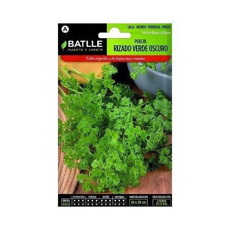 SEMILLAS PEREJIL RIZADO VERDE OSCURO 10GR