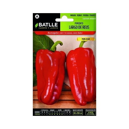 SEMILLAS PIMIENTO LARGO DE REUS 2GR