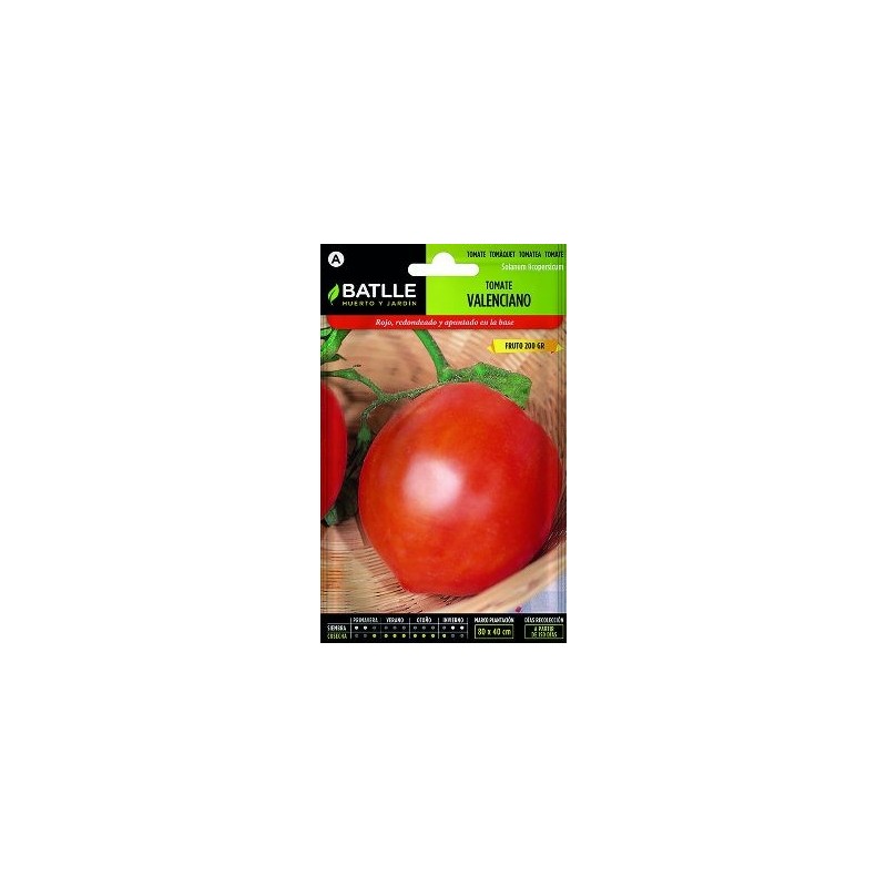 SEMILLAS TOMATE VALENCIANO 0.3GR