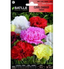 SEMILLAS CLAVEL CHAMBAUD VARIADO 0.8GR