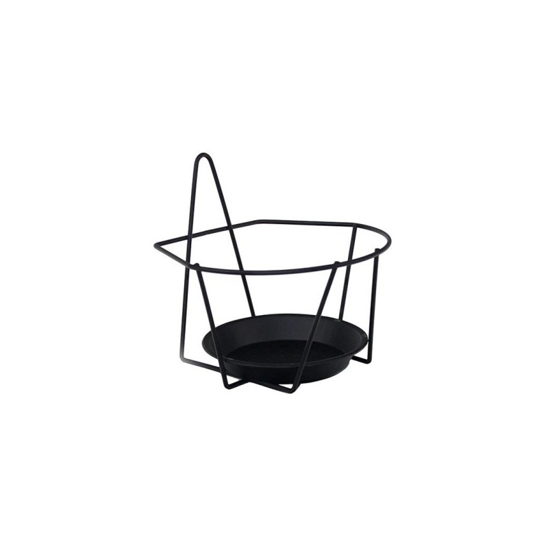 SOPORTE PARED ANTRACITA 17CM