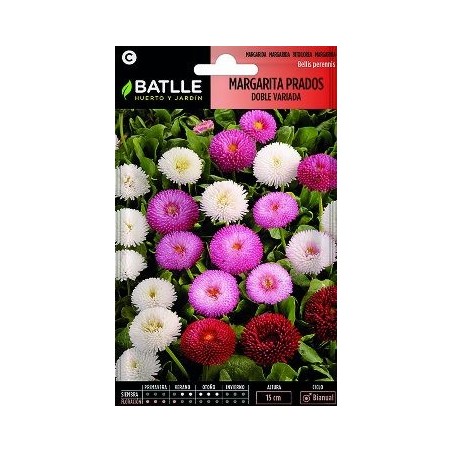 SEMILLAS MARGARITA DE LOS PRADOS DOBLE GRANDE 0.6G