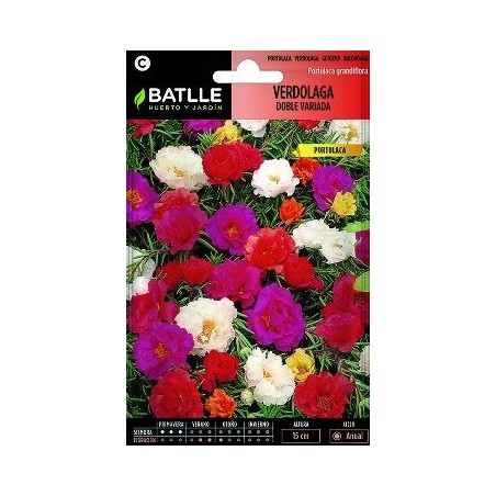 SEMILLAS VERDOLAGA DOBLE PORTULACA 0.7GR