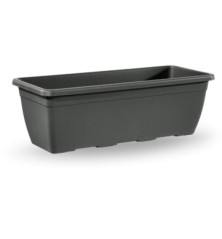 JARDINERA PLASTICO NAXOS 30CM ANTRACITA