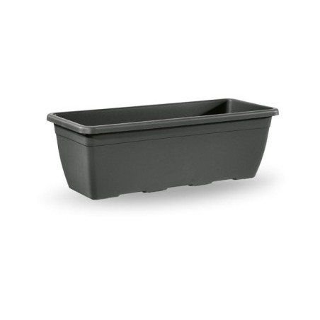 JARDINERA PLASTICO NAXOS 30CM ANTRACITA