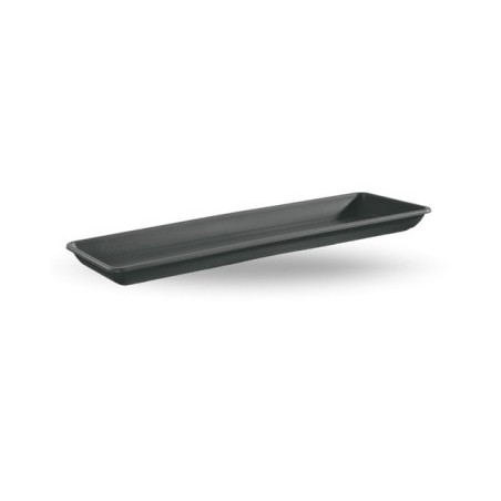 PLATO PLASTICO JARDINERA NAXOS 30CM ANTRACITA