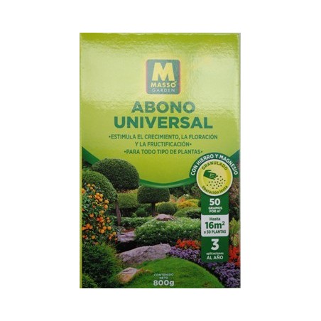 ABONO UNIVERSAL 800GR 4 MESES DE NUTRICION