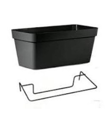 JARDINERA+SOPORTE 50CM CLEO ANTRACITA