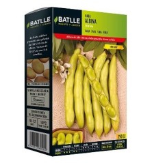SEMILLAS HABAS ALBINA TIPO BABY 250GR