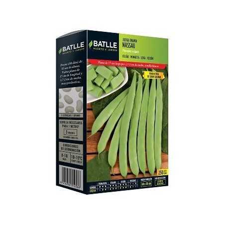SEMILLAS JUDIA NASSAU 250GR
