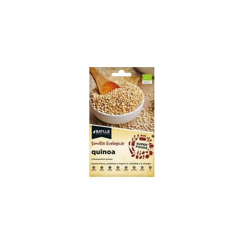 SEMILLAS ECOLOGICAS QUINOA 10GR SUPER ALIMENTO